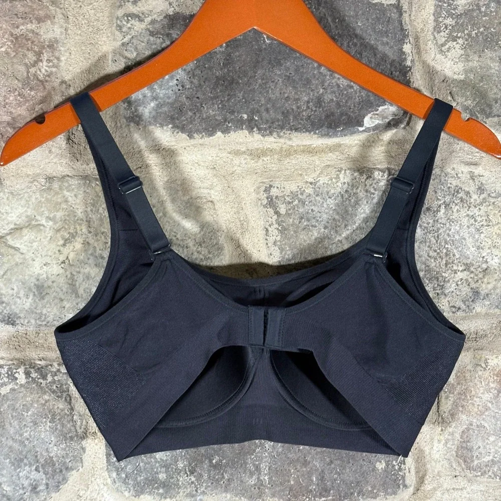 Shapermint Essentials Bra L/G Black Wireless Comfort‎ Support Everyday Lounge